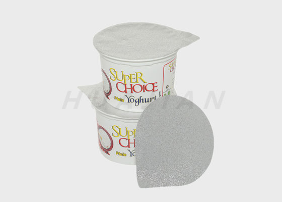 εύκολο Peelable φύλλο αλουμινίου Lidding αλουμινίου 76mm PP για το PVC PE φλυτζανιών PP CP γιαουρτιού