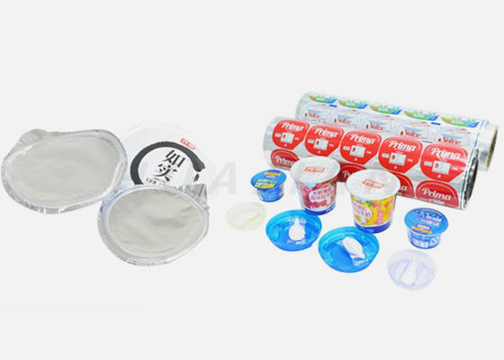 εύκολο Peelable φύλλο αλουμινίου Lidding αλουμινίου 76mm PP για το PVC PE φλυτζανιών PP CP γιαουρτιού